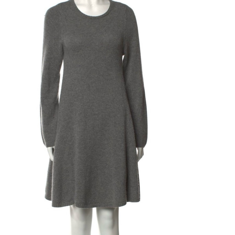 KHAITE Gray Mini Dress